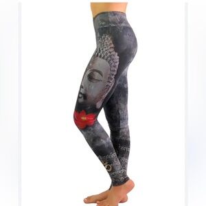 Women’s‎ Yoganastix Eco-fashion Buddha leggings Gym High waist tummy tucking
